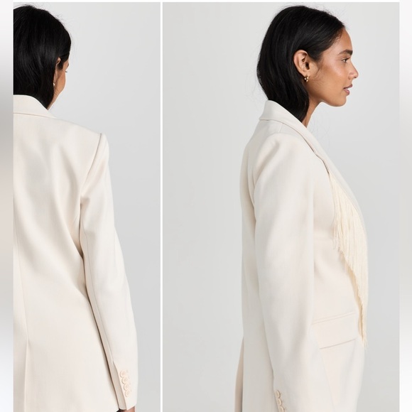 NWT TANYA TAYLOR LEWIS JACKET sz 2 sold out Shopbop fringe - Picture 6 of 10